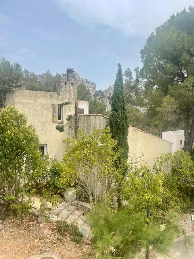 "Lou Mes" Les Baux Balcon 아파트 외부 사진