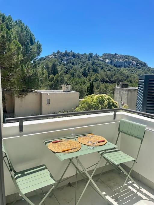 "Lou Mes" Les Baux Balcon 아파트 외부 사진