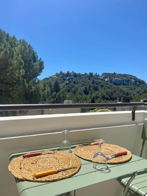 "Lou Mes" Les Baux Balcon 아파트 외부 사진